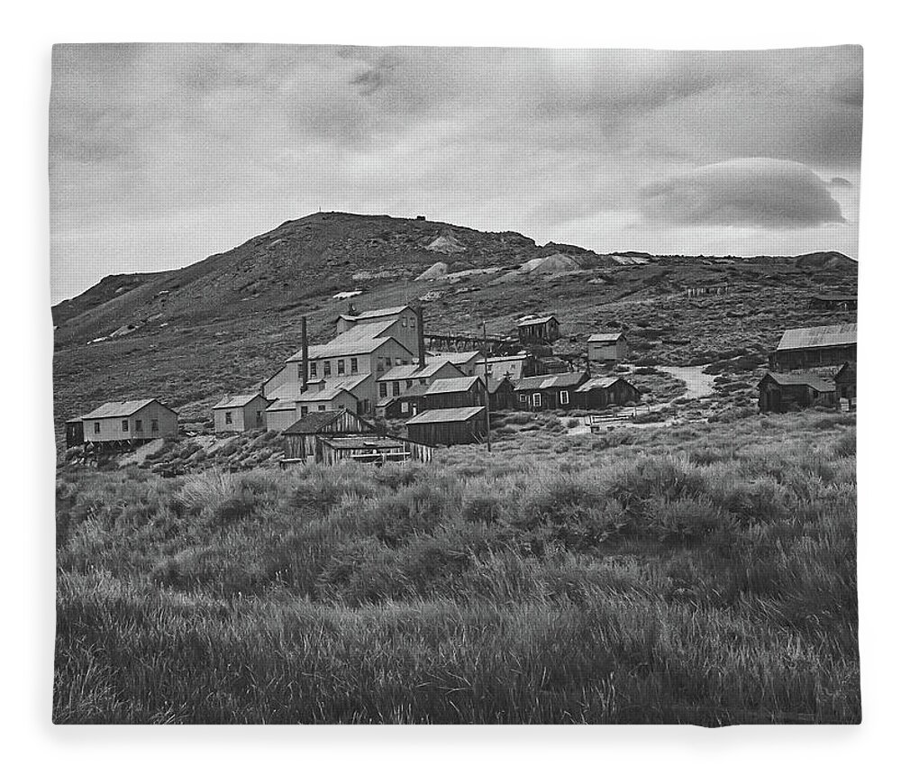 Bodie Fleece Blanket featuring the photograph Bodie California #15 by Mike Ronnebeck