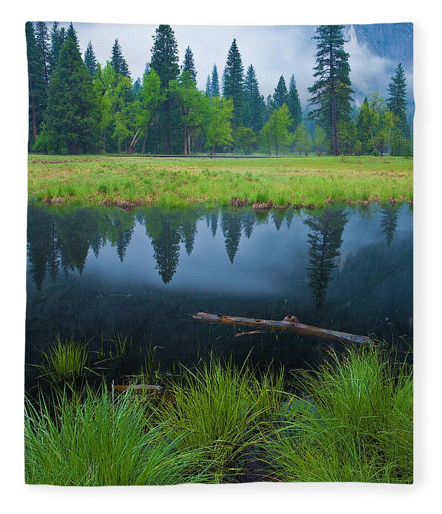 Scenics Fleece Blanket featuring the photograph Usa, California, Yosemite National #17 by Don Smith