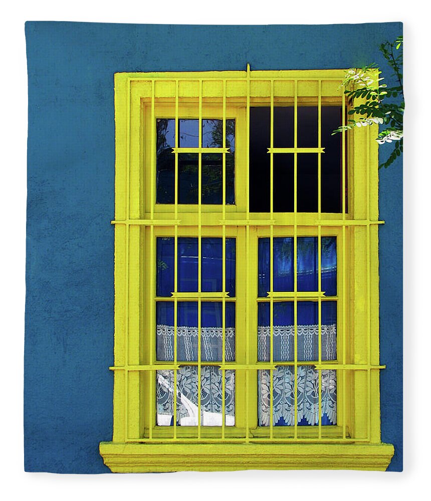 Streetscape Fleece Blanket featuring the photograph 2 Calle Santiago by Rick Locke - Out of the Corner of My Eye