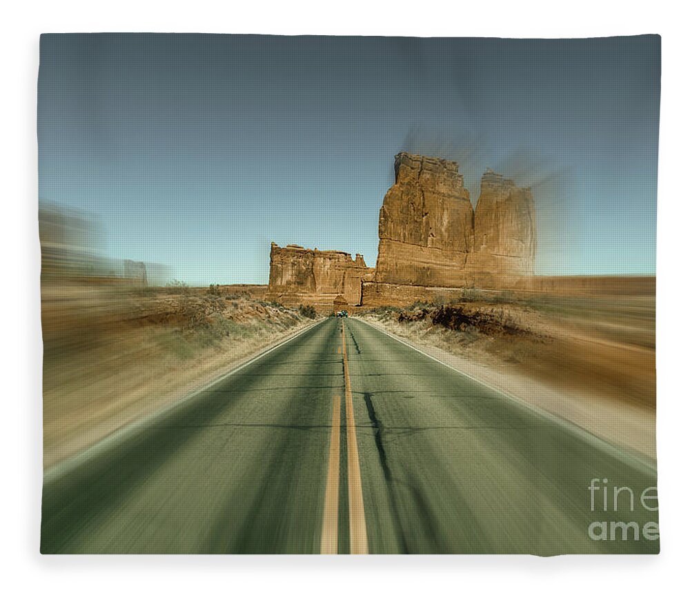 Arches National Park Fleece Blanket featuring the photograph Arches National Park by Raul Rodriguez