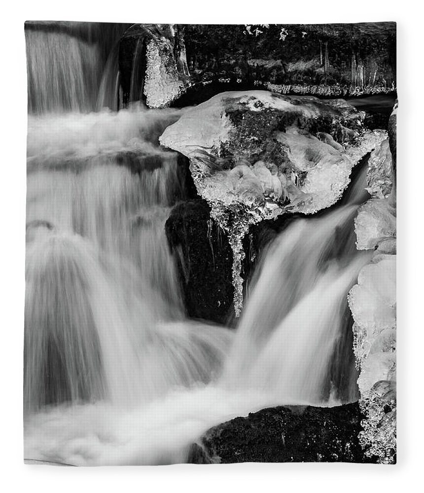 Nature Fleece Blanket featuring the photograph Warme Bode, Harz #3 by Andreas Levi