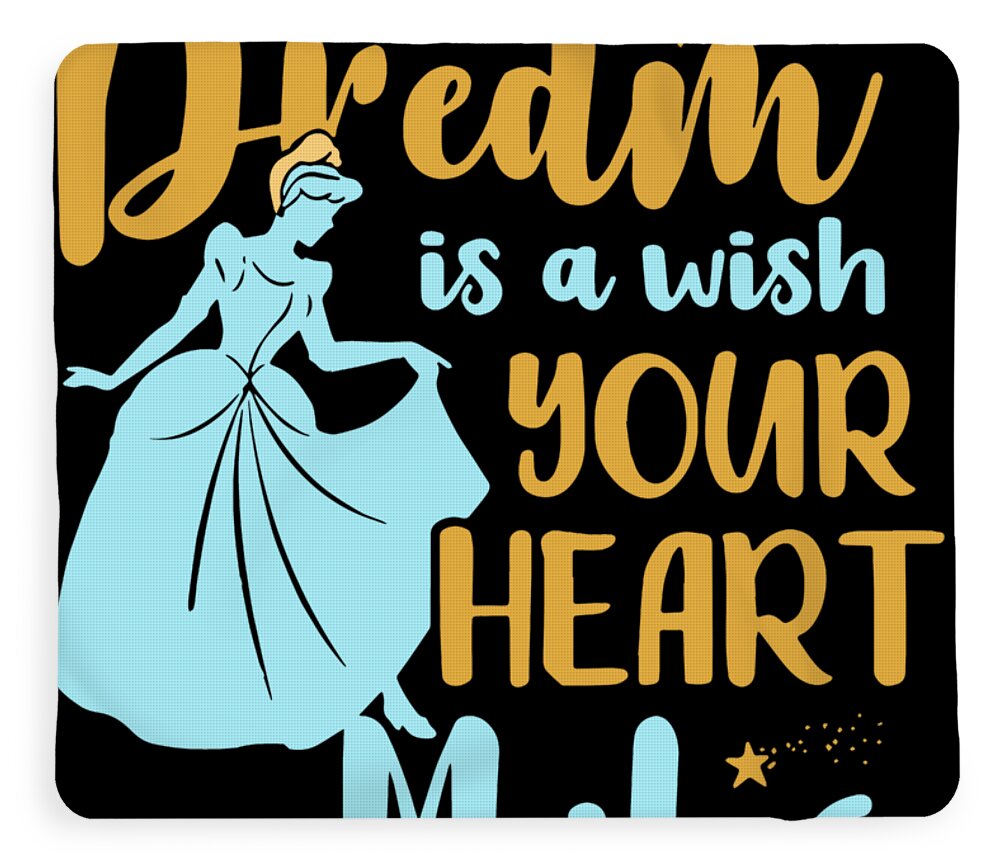A Dream Is A Wish Your Heart Makes Girlfriend Fleece Blanket For Sale By Gabriel Kornweibel