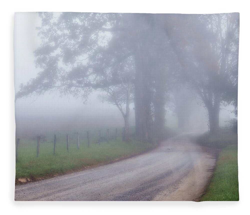  Appalachian Fleece Blanket featuring the photograph A Sparks Lane Morning by Lana Trussell