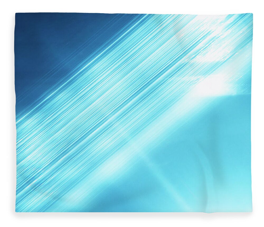 Scenics Fleece Blanket featuring the photograph Abstract Rays by Ooyoo
