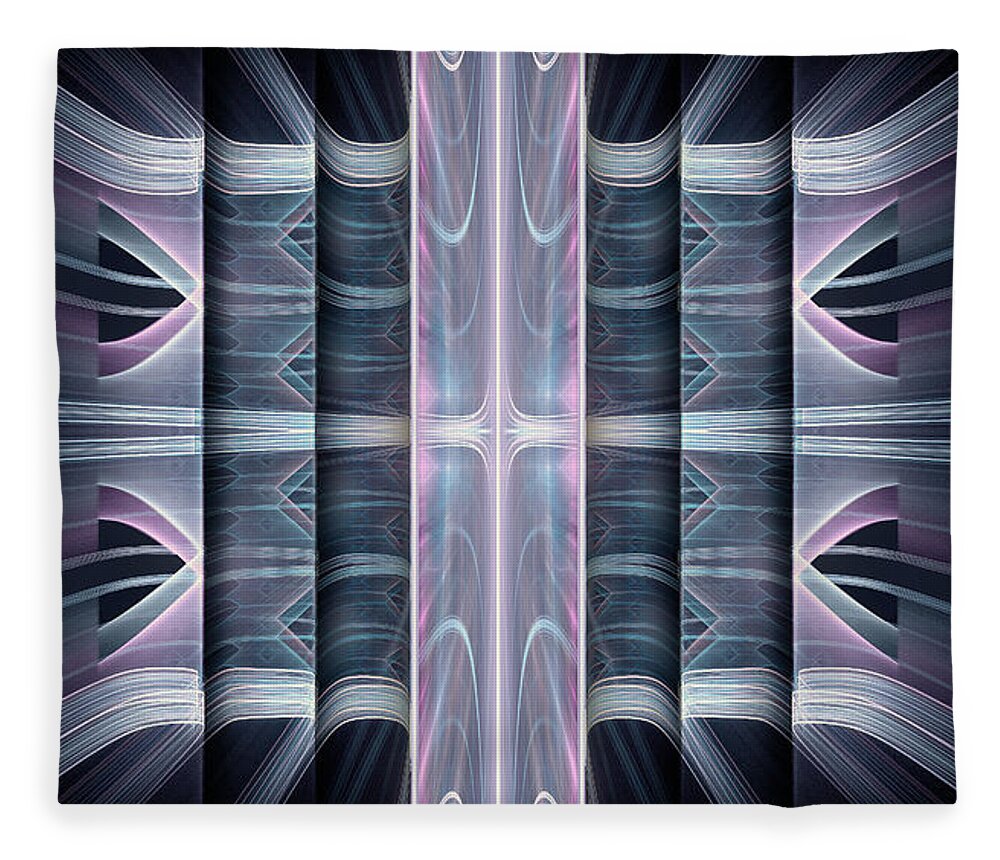 Acts Fleece Blanket featuring the digital art Acts by Missy Gainer