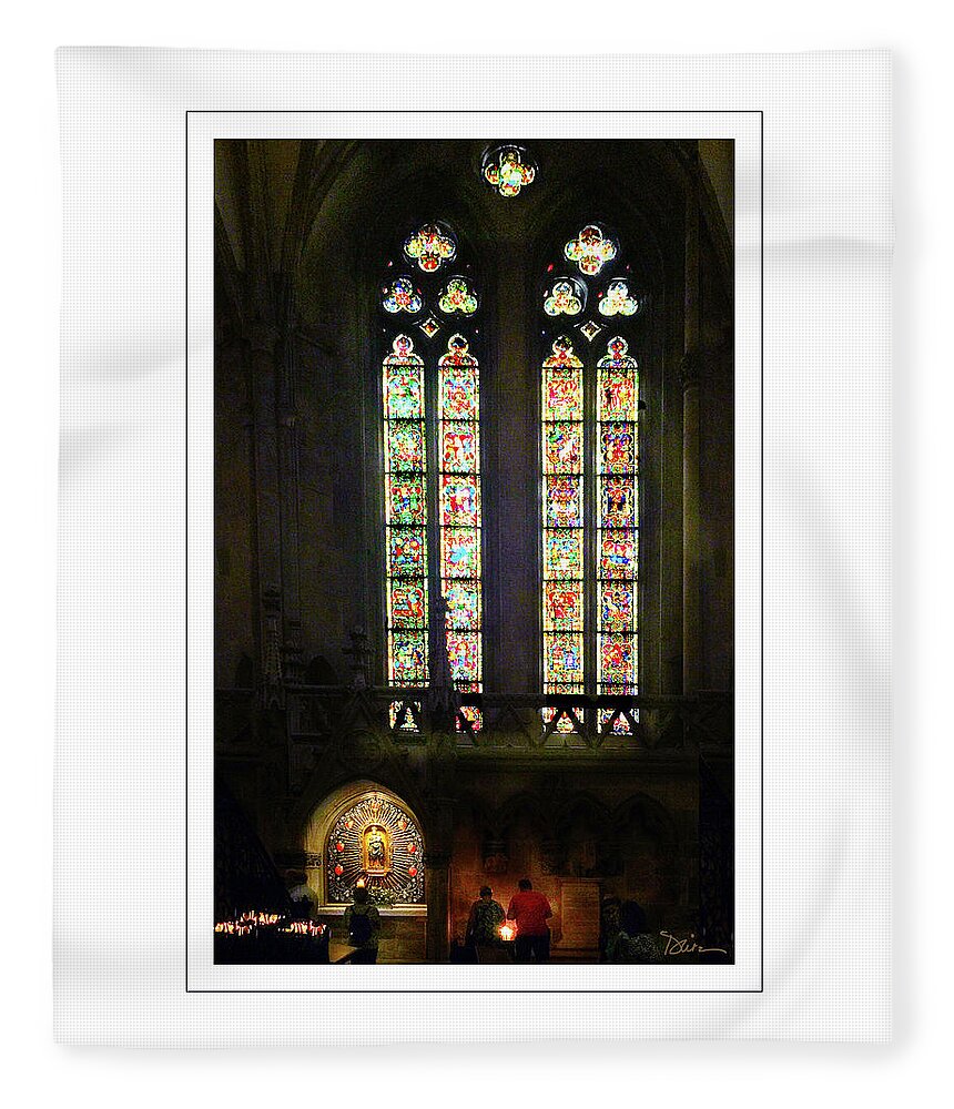 Church Fleece Blanket featuring the photograph Adoration in Regensberg, Germany by Peggy Dietz