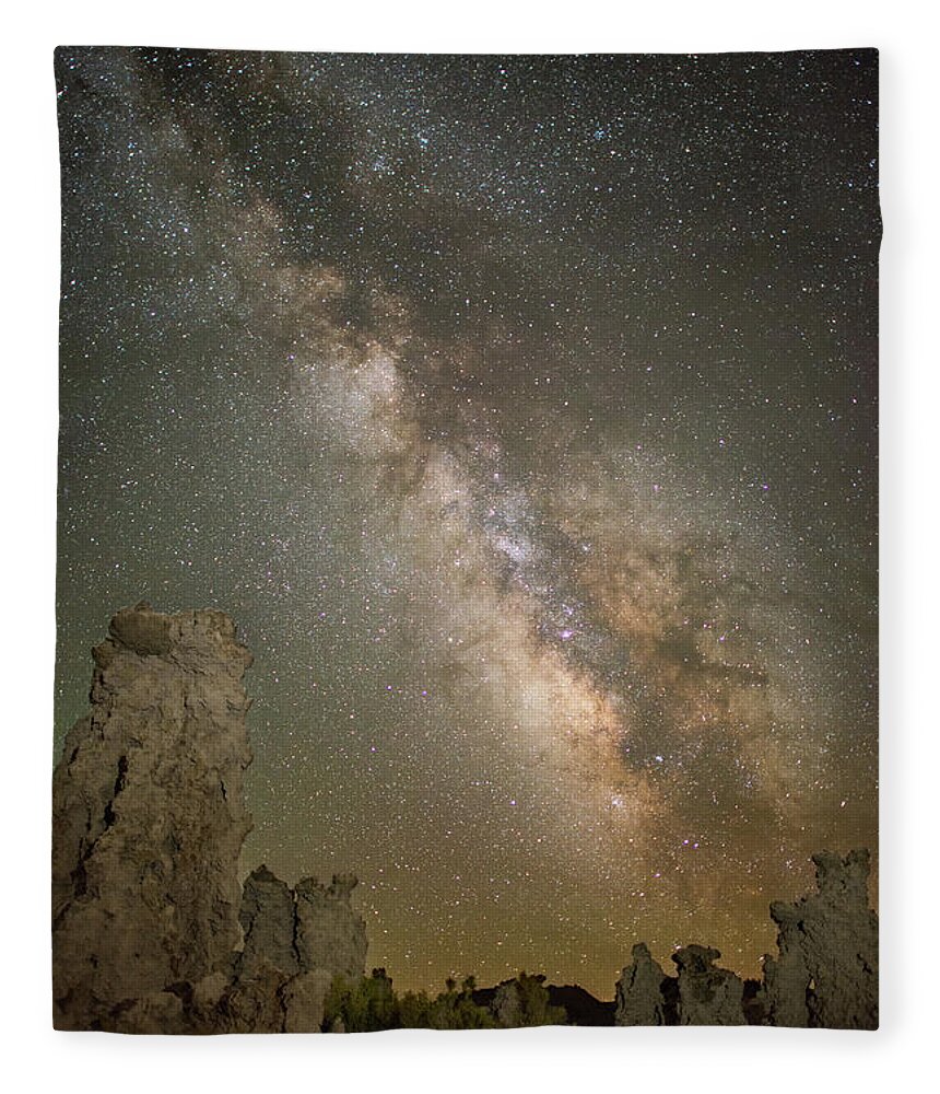 Scenics Fleece Blanket featuring the photograph Another World by Aaron Meyers