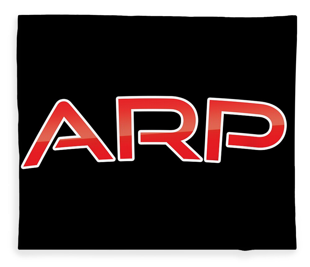 Arp Fleece Blanket featuring the digital art Arp by TintoDesigns