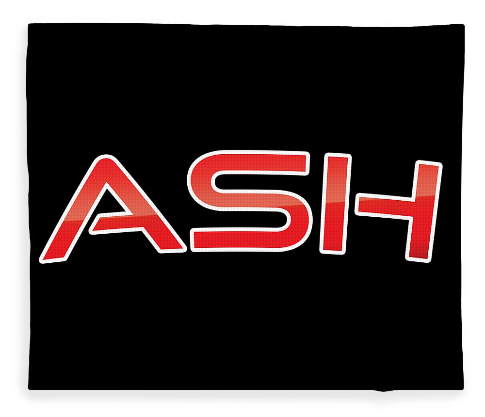 Ash Fleece Blanket featuring the digital art Ash by TintoDesigns