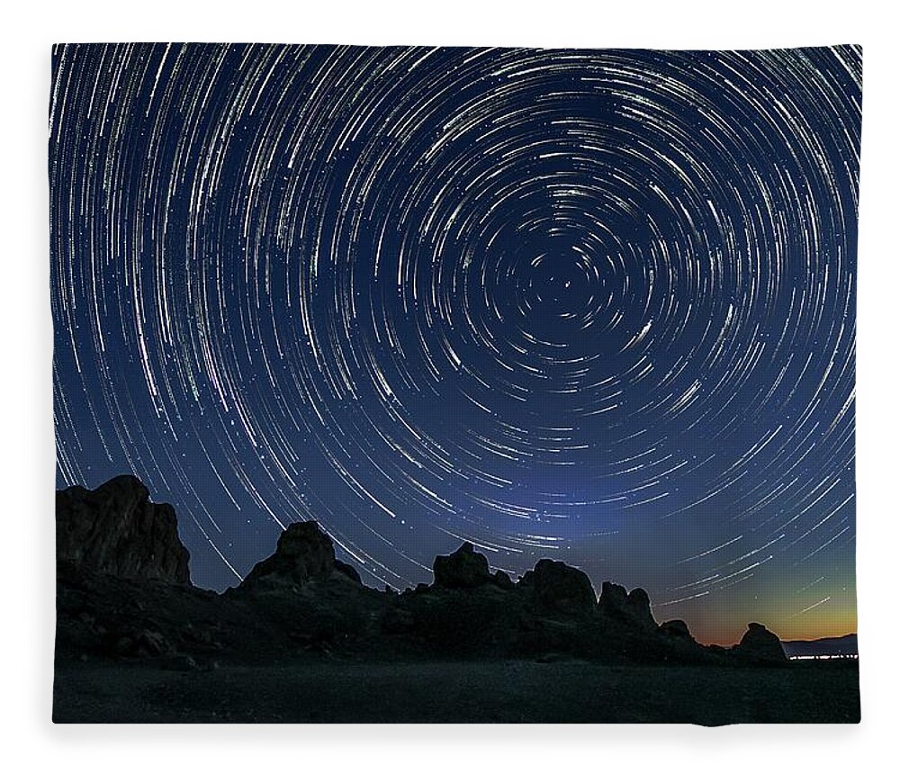 Stars Fleece Blanket featuring the photograph Astroscapes 0 by Ryan Weddle