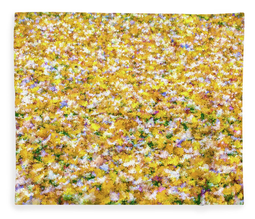 David Letts Fleece Blanket featuring the photograph Autumn Abstract by David Letts