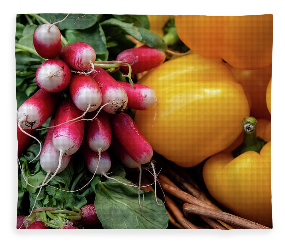Vegan Fleece Blanket featuring the photograph Beet, vegetable full of nutrition for a healthy lifestyle by Michalakis Ppalis