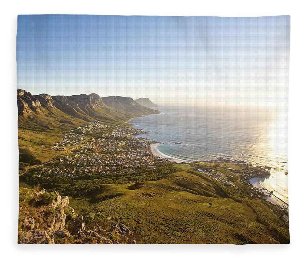 Scenics Fleece Blanket featuring the photograph Capetown by Christian Adams