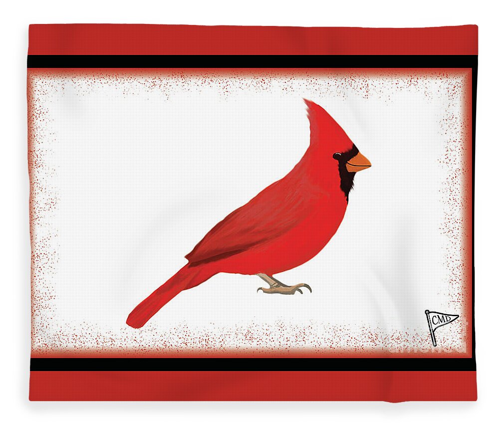 Cardinal Fleece Blanket by College Mascot Designs - Fine Art America