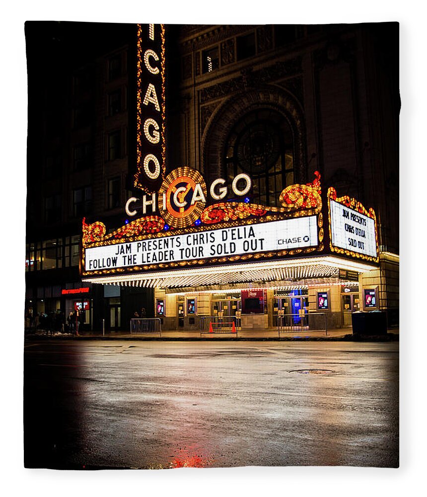 Chicago Fleece Blanket featuring the photograph Chicago by Raf Winterpacht
