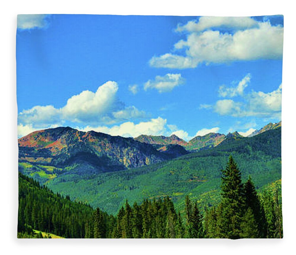 Colorado Fleece Blanket featuring the photograph Colorado the Beautiful by Ola Allen