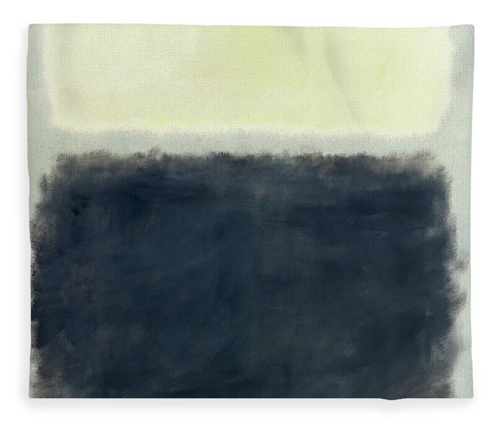 Contrast Fleece Blanket featuring the painting Contrast by Vesna Antic
