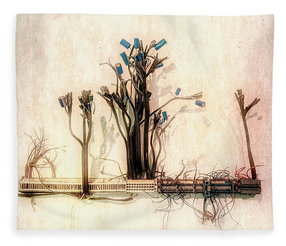 Cultivation Fleece Blanket featuring the photograph Cultivation of electrolytes by Micah Offman