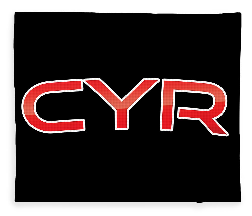 Cyr Fleece Blanket featuring the digital art Cyr by TintoDesigns