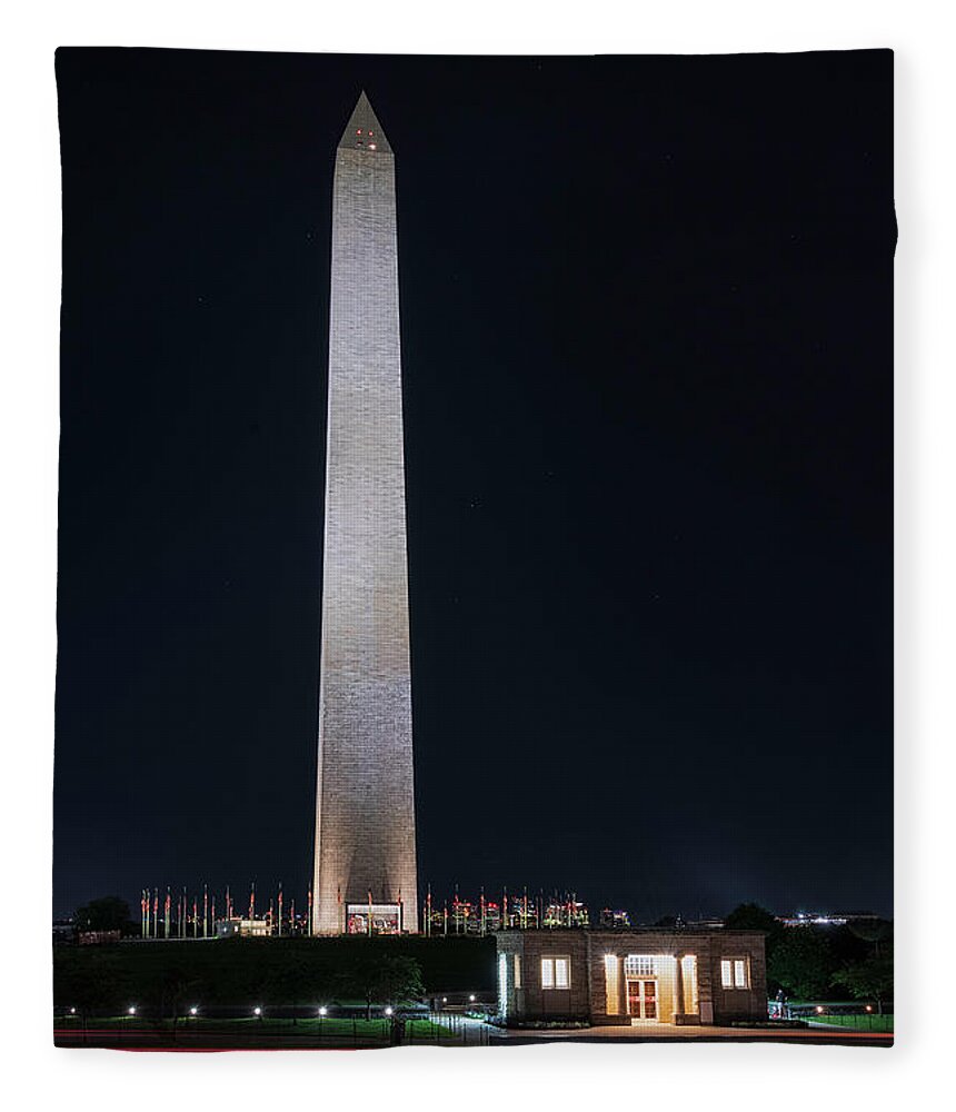 Washington Dc Fleece Blanket featuring the photograph DC Nights by Robert Fawcett