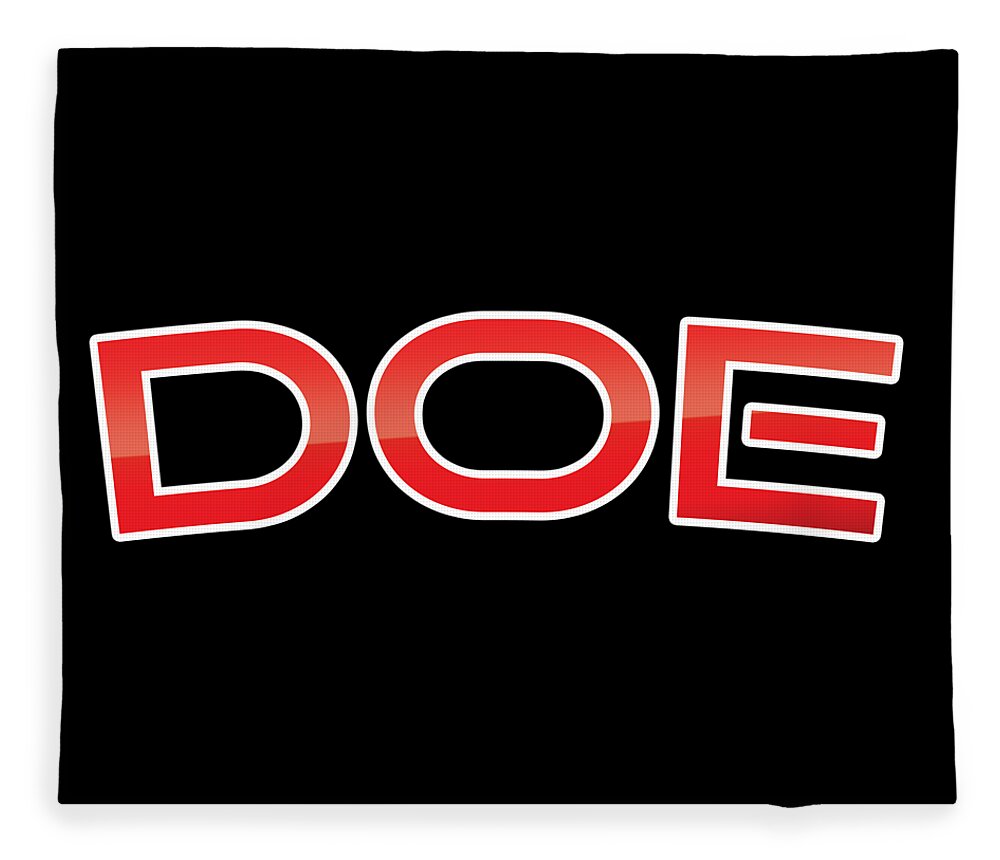 Doe Fleece Blanket featuring the digital art Doe by TintoDesigns