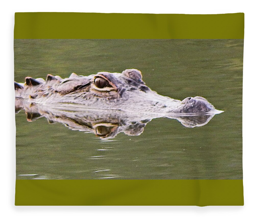 Animals Fleece Blanket featuring the photograph Double Trouble by Karen Stansberry