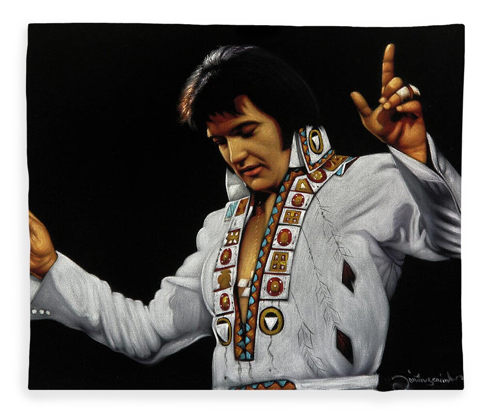 Elvis Presley The King Vegas Show Beach Bath Towel 30 x 60 