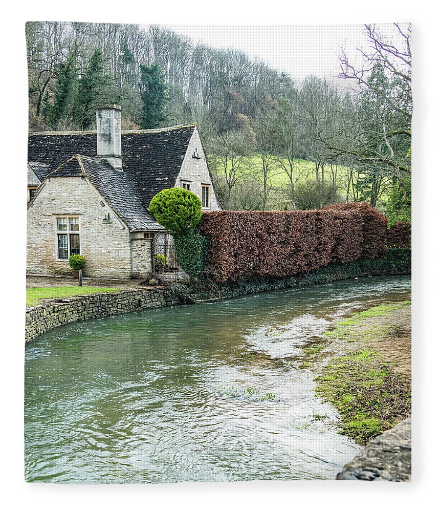 Tourism Fleece Blanket featuring the photograph English Creek by Laura Hedien