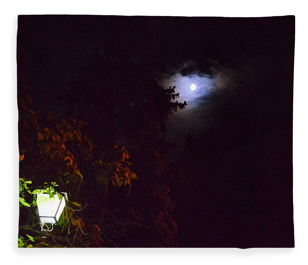 Full Moon Fleece Blanket featuring the photograph Fairy night by Yavor Mihaylov