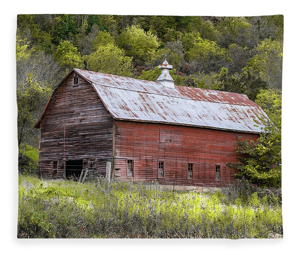 Barn Fleece Blanket featuring the photograph Fatigued by Phil S Addis