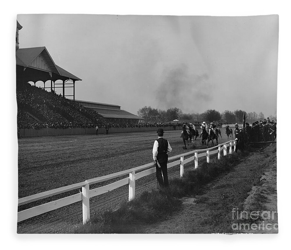 Finish Of The One Mile Race, Derby Day 1901, Louisville, Kentucky