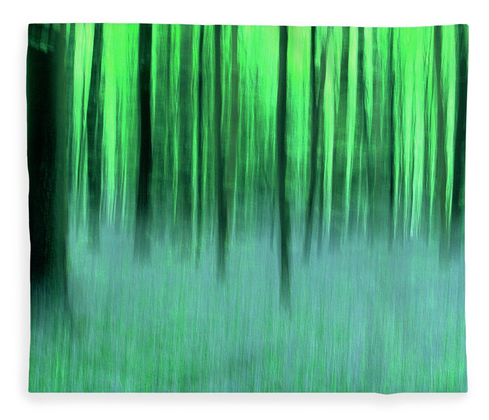 Belgium Fleece Blanket featuring the photograph Forest Of Halle, Belgium by Werner Van Steen