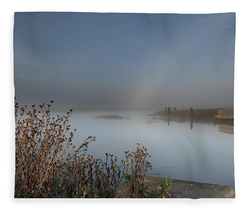 Gallinas Creek Fleece Blanket featuring the photograph Gallinas Creek Sunrise by John Parulis