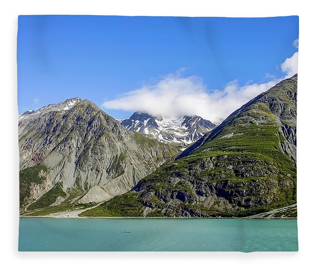 Alaska Fleece Blanket featuring the photograph Glacier Bay 2 by Dawn Richards