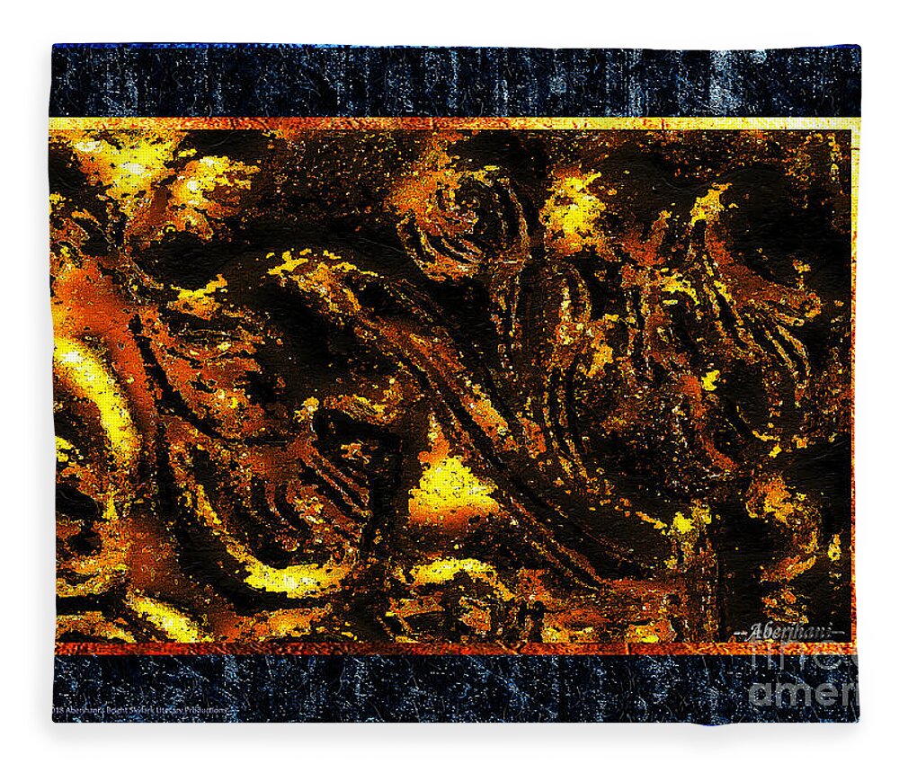 Gold Fleece Blanket featuring the photograph Golden Ship of Stars and Dreams by Aberjhani
