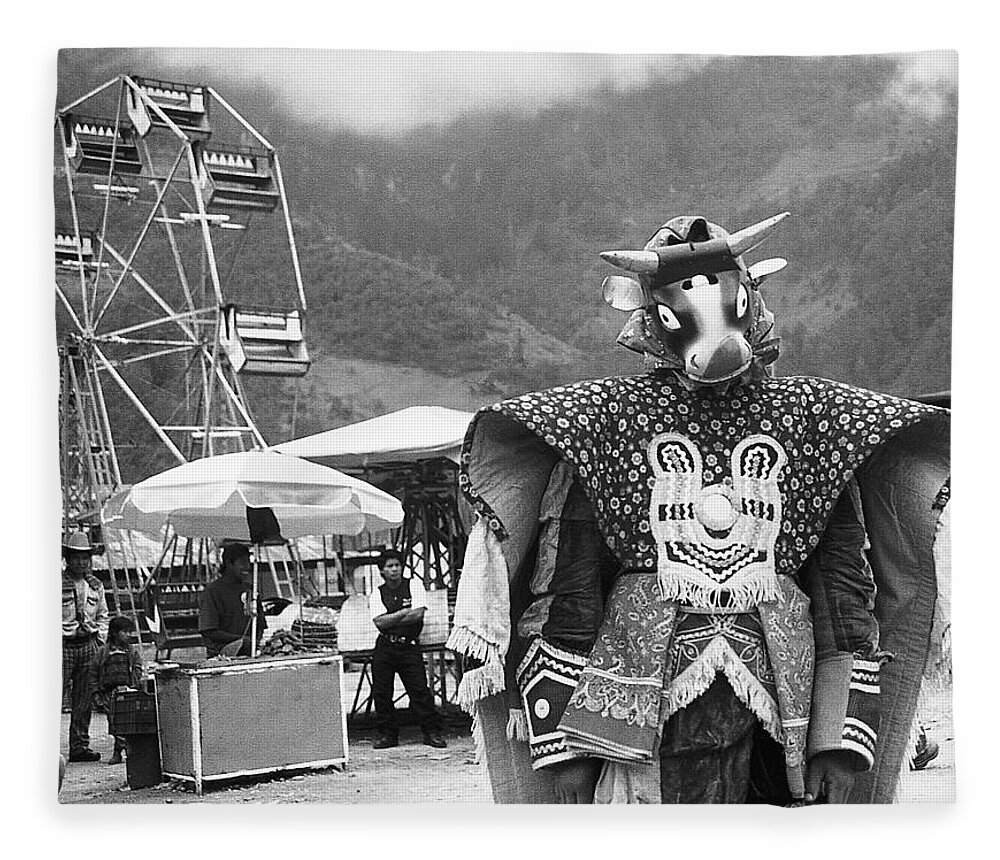 Guatemala Carnival Fleece Blanket featuring the photograph Guatemala Carnival by Neil Pankler