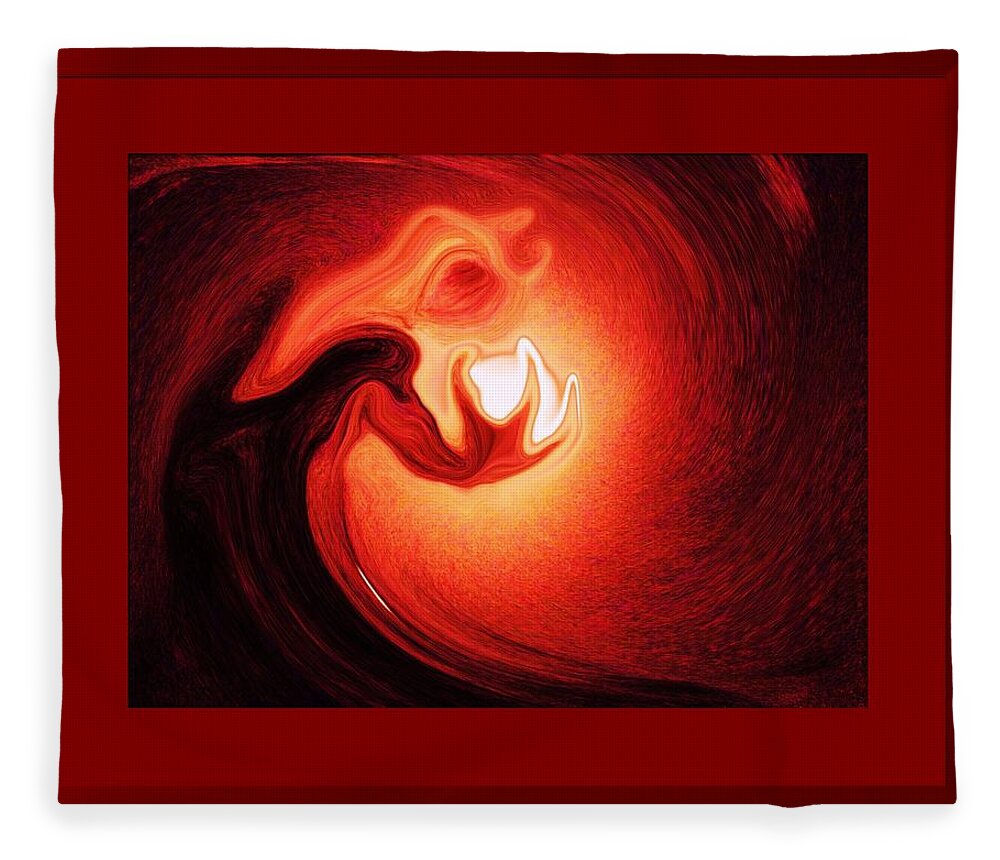 Halloween Fleece Blanket featuring the digital art Halloween Card Your Soul by Delynn Addams by Delynn Addams
