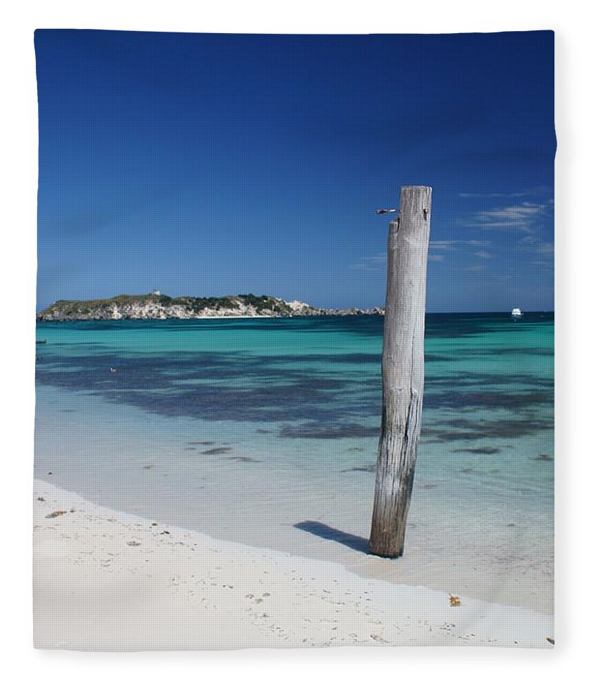 Tranquility Fleece Blanket featuring the photograph Hamelin Bay Revisited by Chris Ring Images