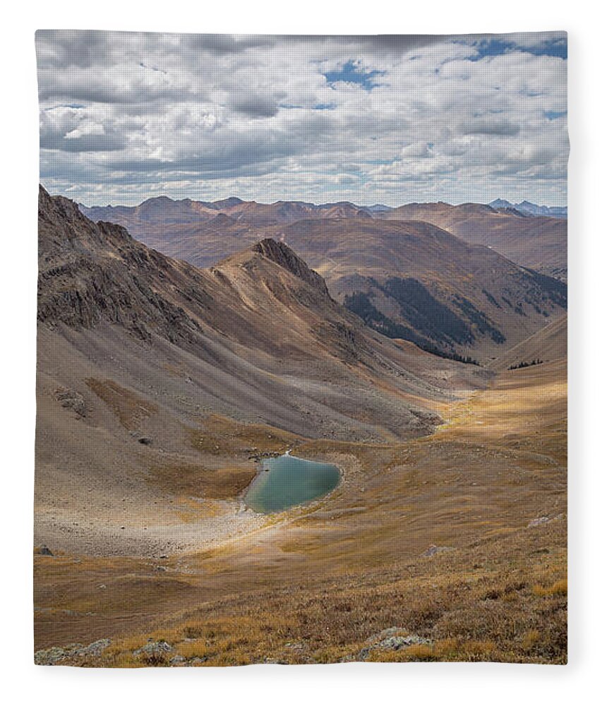Alpine Lake Fleece Blanket featuring the photograph Heading Home by Jen Manganello