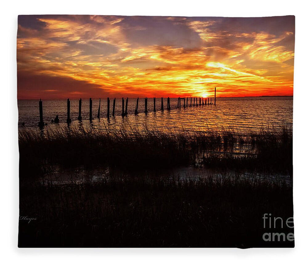 Sunsets Fleece Blanket featuring the photograph Heavenly Bliss by DB Hayes