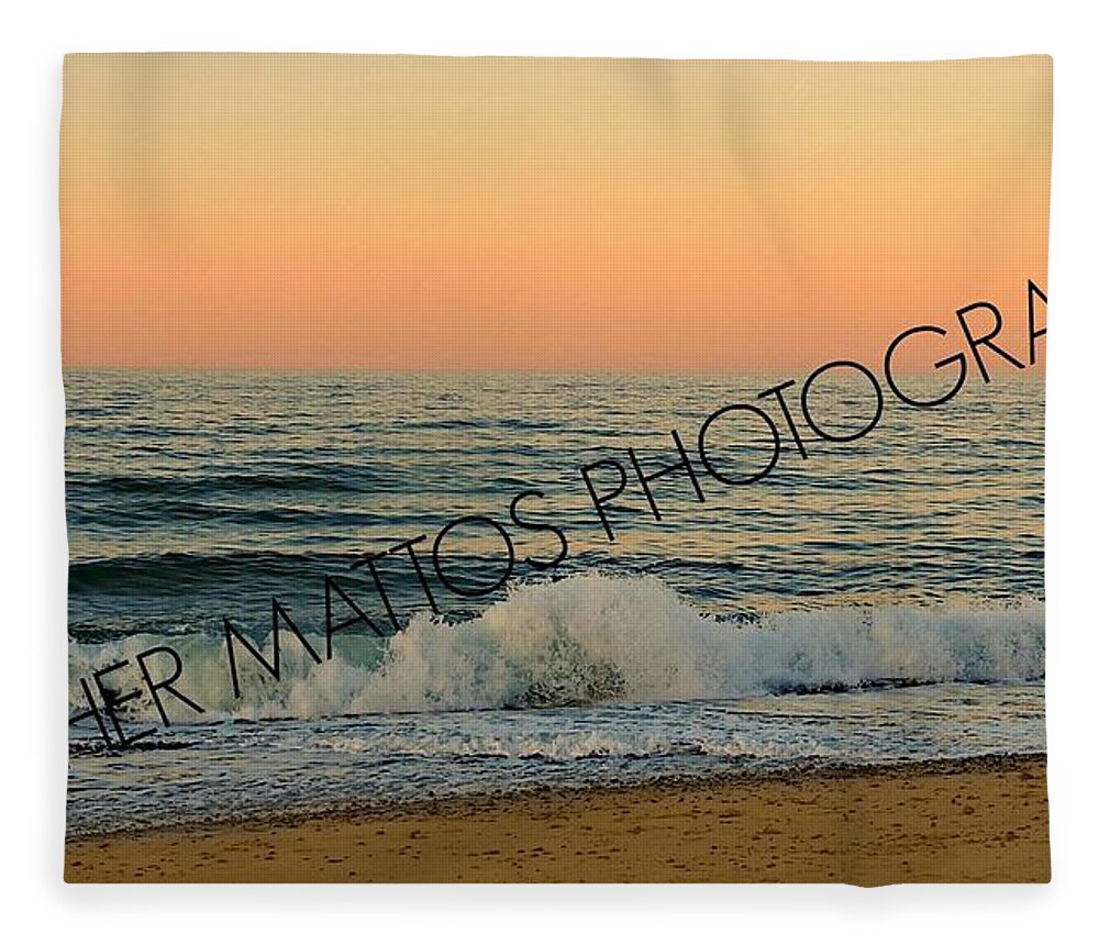 Cape Cod Fleece Blanket featuring the photograph Heavenly Waves by Heather M Photography