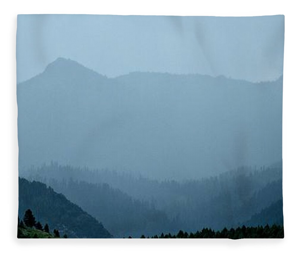 Rain Fleece Blanket featuring the photograph In the Mist by Dorrene BrownButterfield