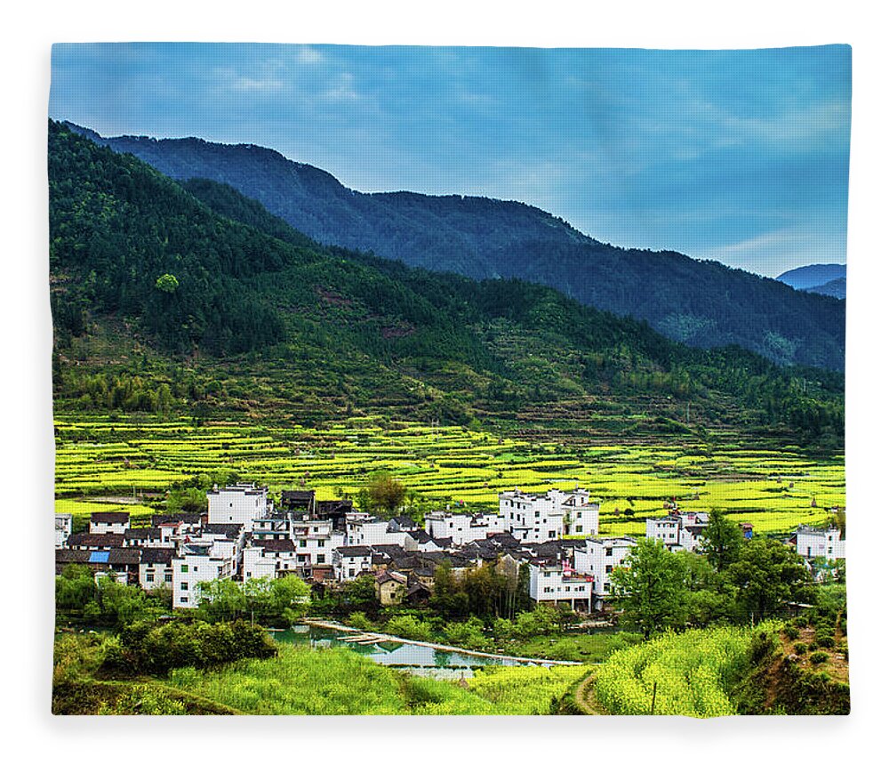 Tranquility Fleece Blanket featuring the photograph Jiangling In The Morning by Welcome To Buy The Image If You Like It!