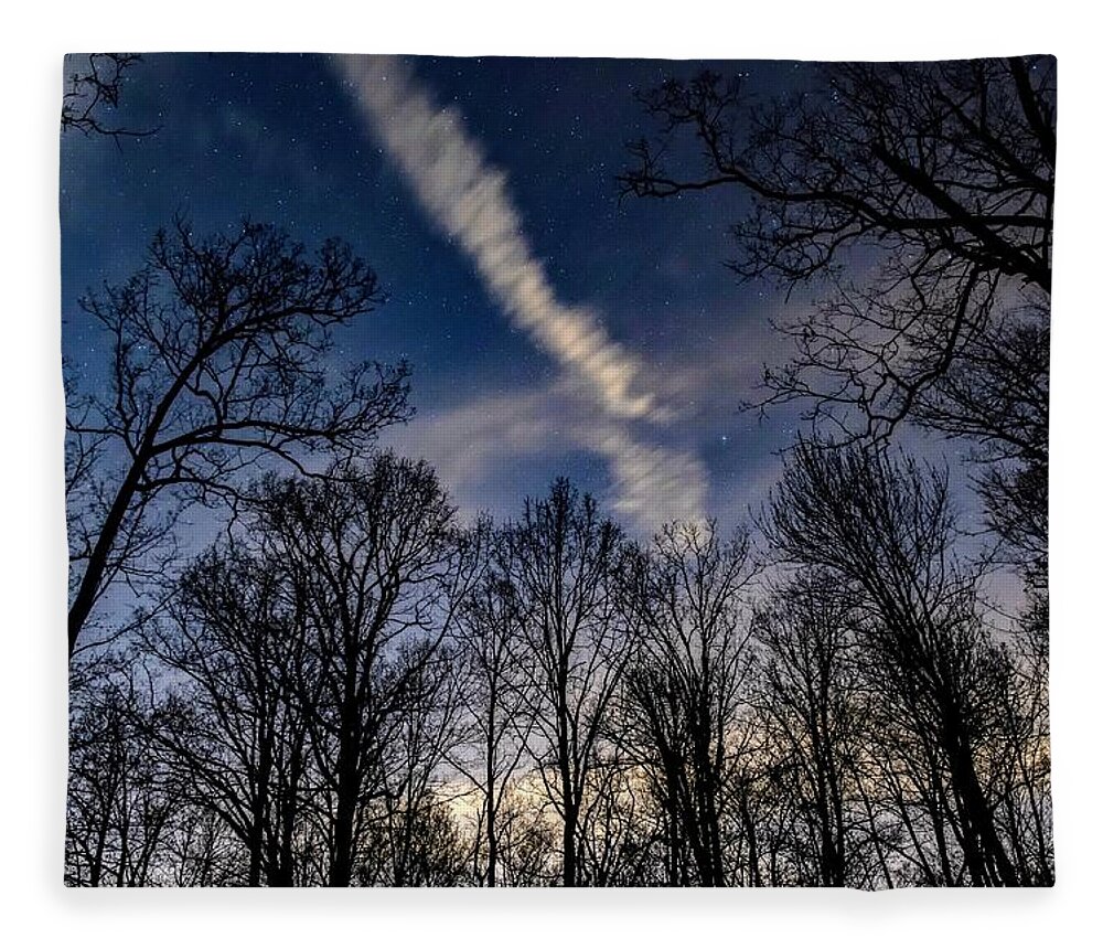Sky Fleece Blanket featuring the photograph Kentucky Sky by Joseph Caban