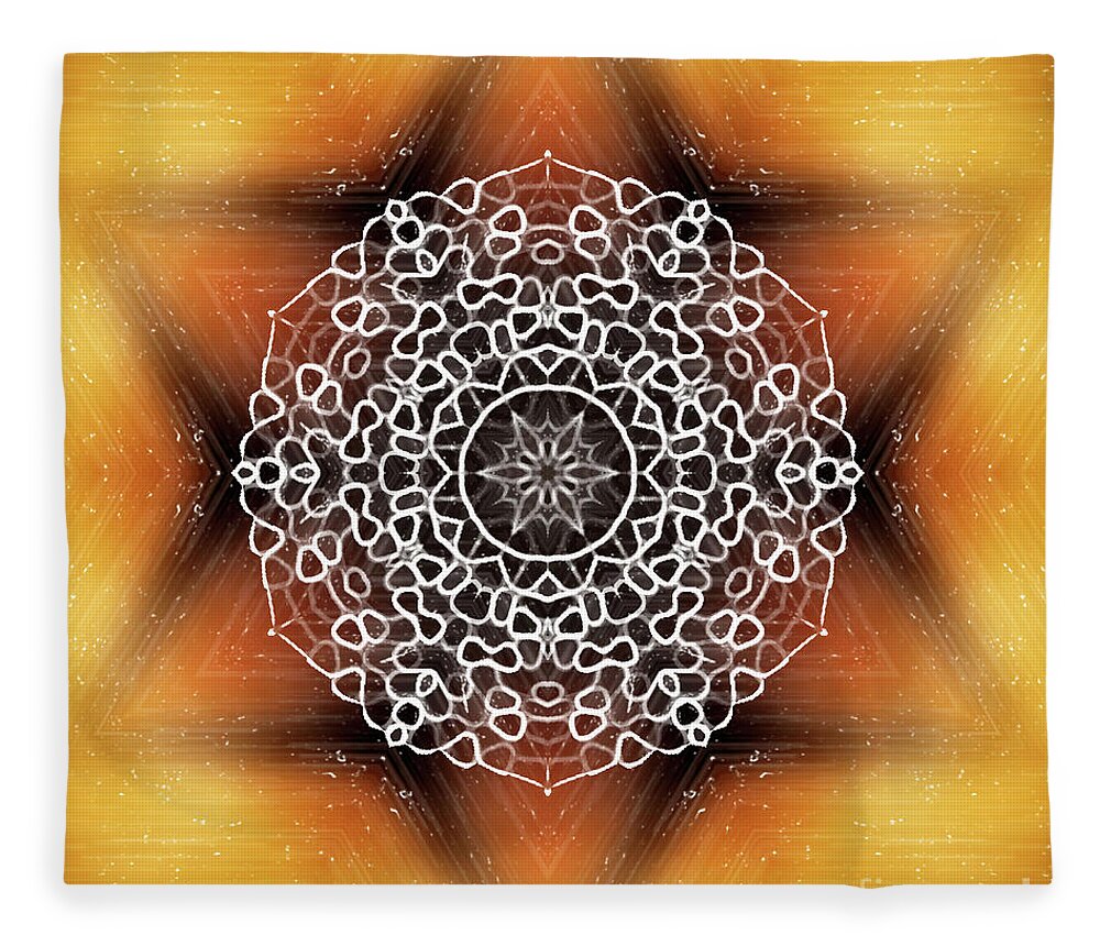 Star Fleece Blanket featuring the digital art Love Star by Bill King
