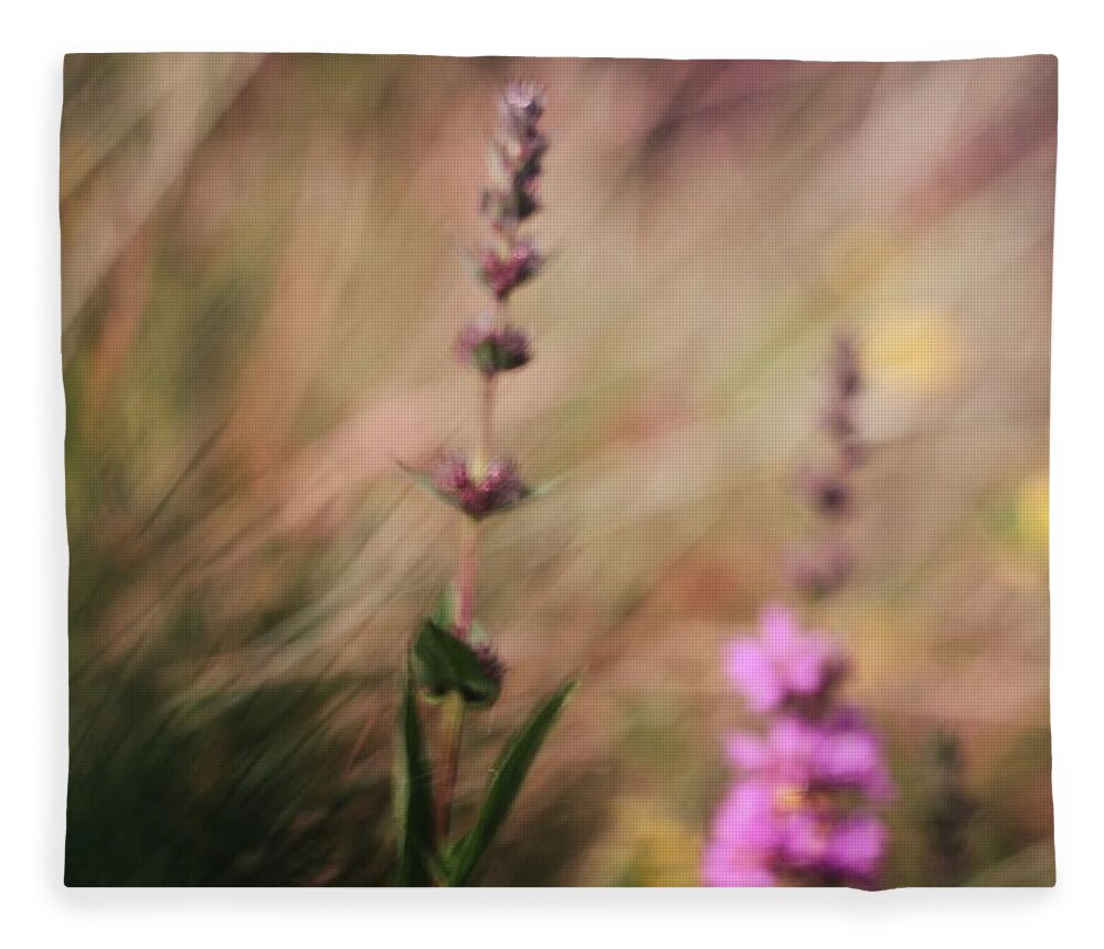 Meadow Fleece Blanket featuring the photograph Meadow Dances by Jaroslav Buna