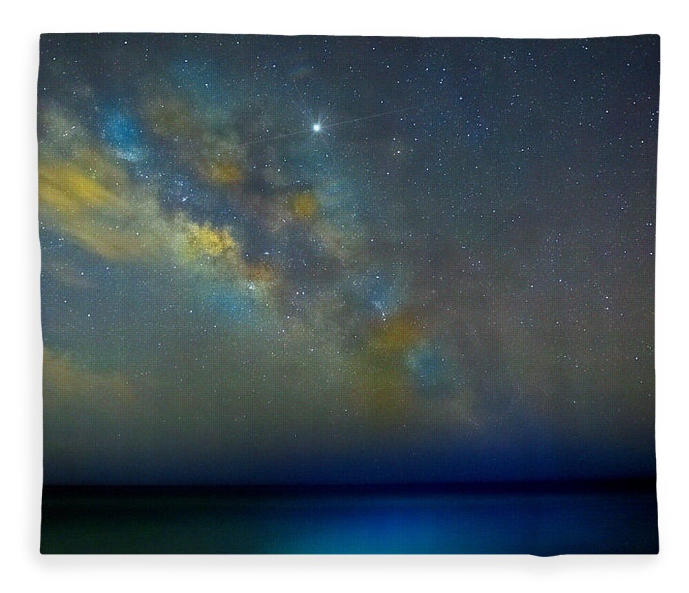 Florida Fleece Blanket featuring the photograph Milky Way by Richard Gehlbach