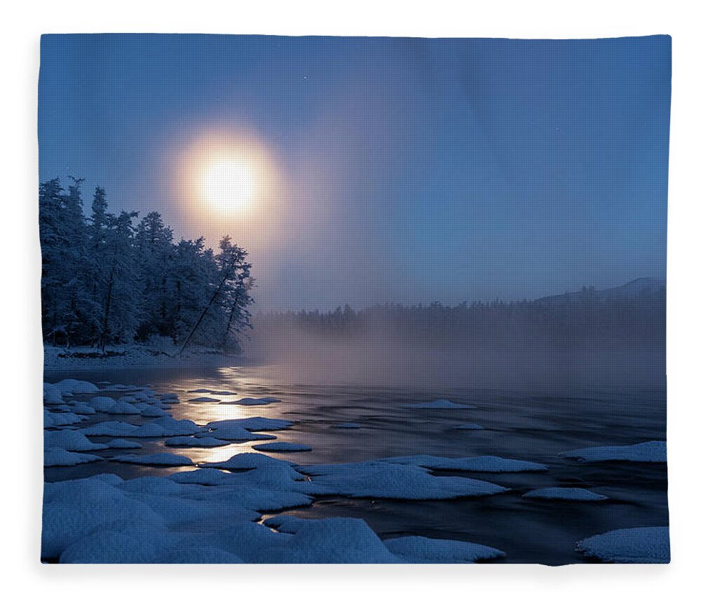 Moonrise At Twilight, Putorana Plateau, Siberia, Russia Fleece Blanket by  Sergey Gorshkov / Naturepl.com - Pixels