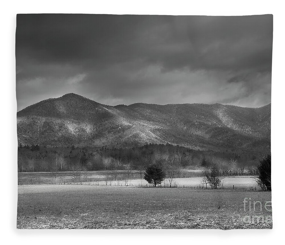 Smoky Mountains Fleece Blanket featuring the photograph Mountain Weather by Mike Eingle