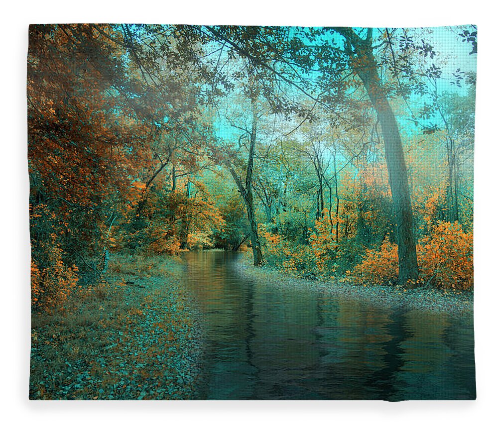 Mystic Fleece Blanket featuring the photograph Mystic Morning by John Rivera